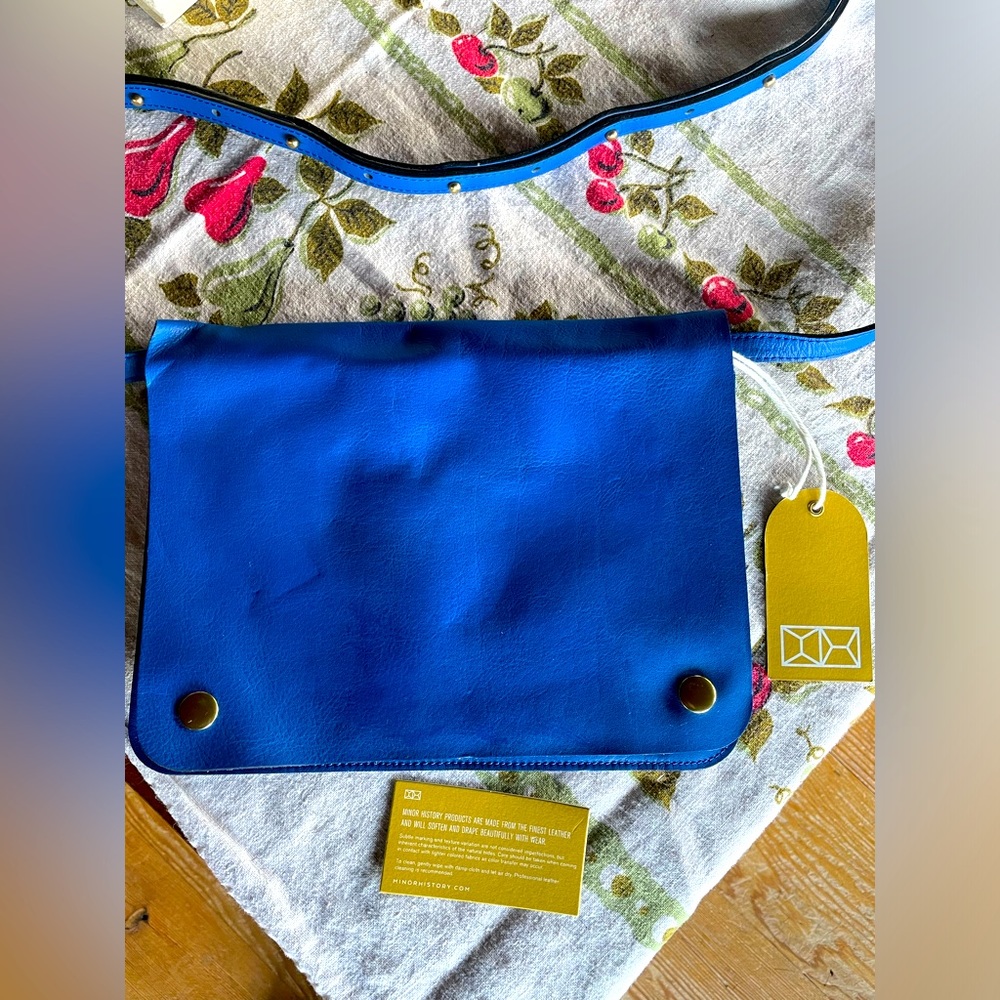 NWT Minor History leather cross body bag